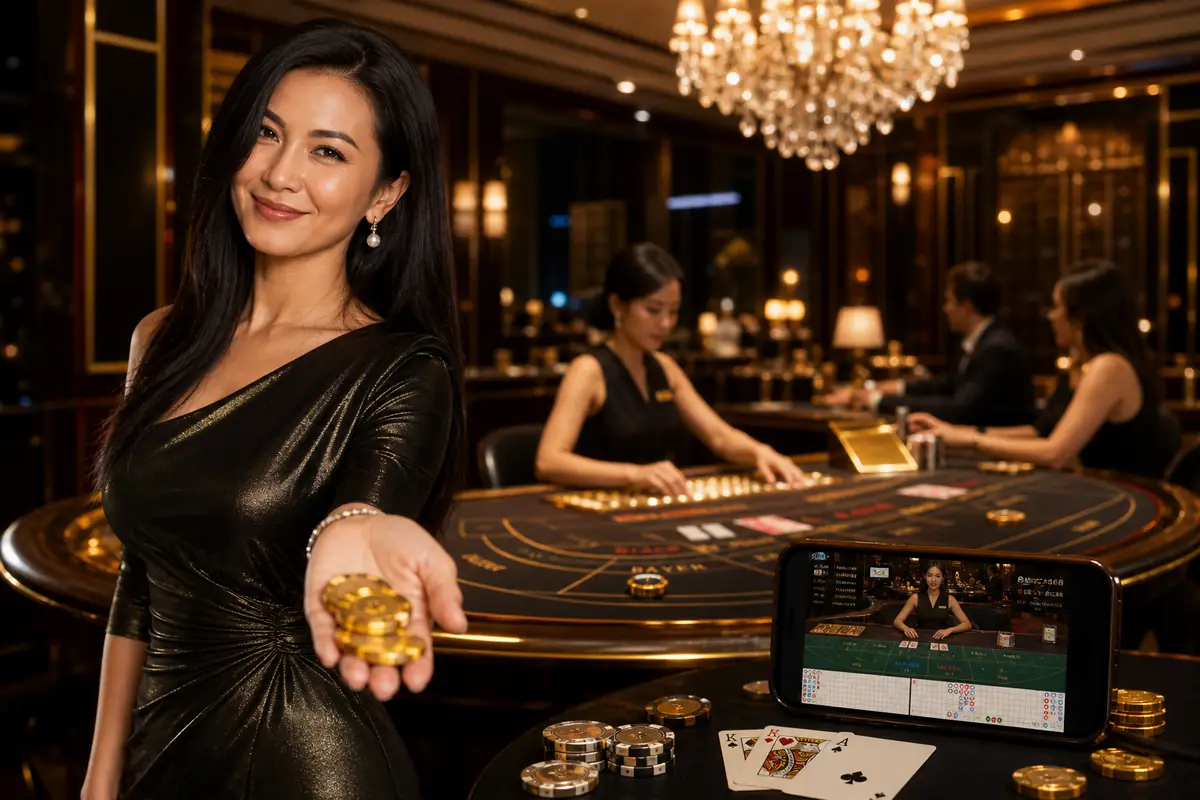pelung88 Casino meja live baccarat dealer sebenar